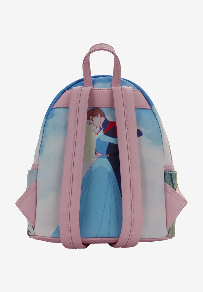 Loungefly X Disney Sleeping Beauty Mini Backpack Handbag Aurora Maleficent, , alternate image number 2
