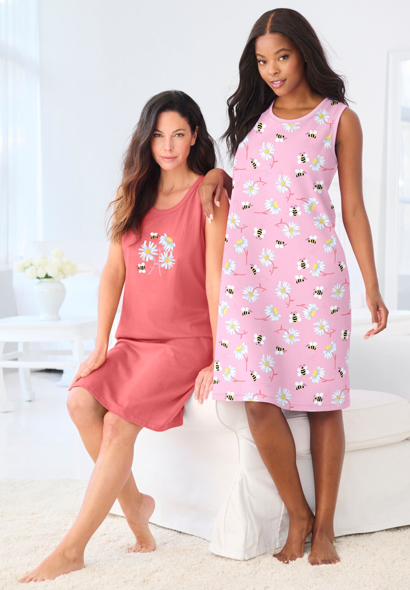 2-Pack Sleeveless Sleepshirt, , alternate image number 5