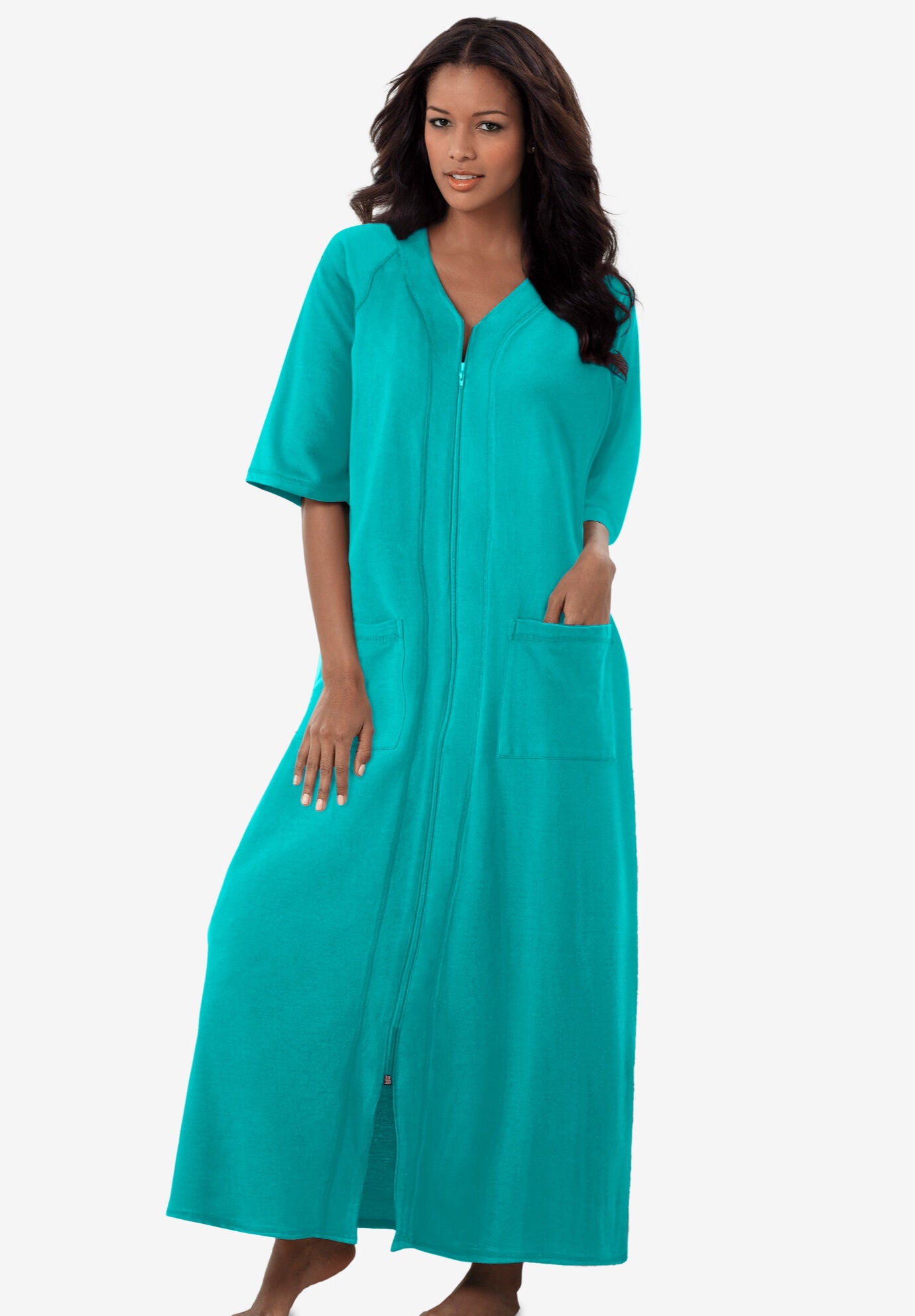 Short zip hotsell up robe