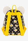 Loungefly X Disney Minnie Mouse Daisies Mini Backpack Handbag Ears, , alternate image number null