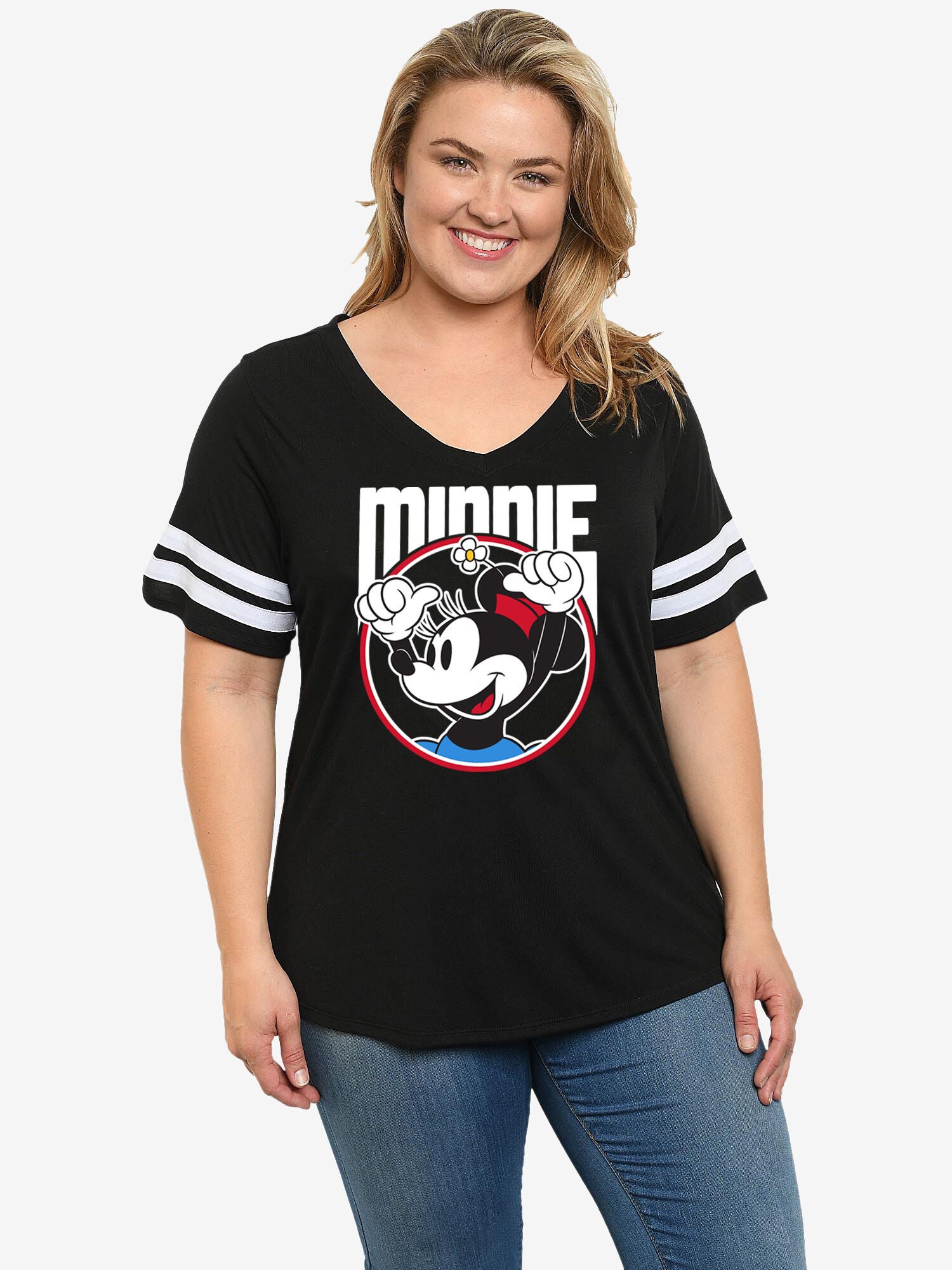 Disney v best sale neck t shirt