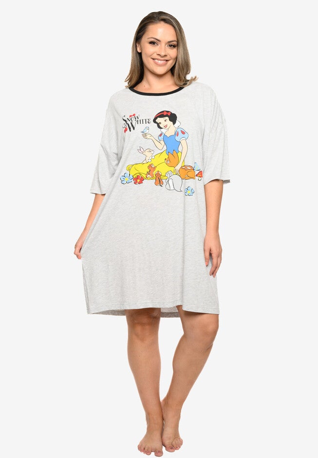 Disney Snow White Sleep Shirt Nightgown, GRAY, hi-res image number null