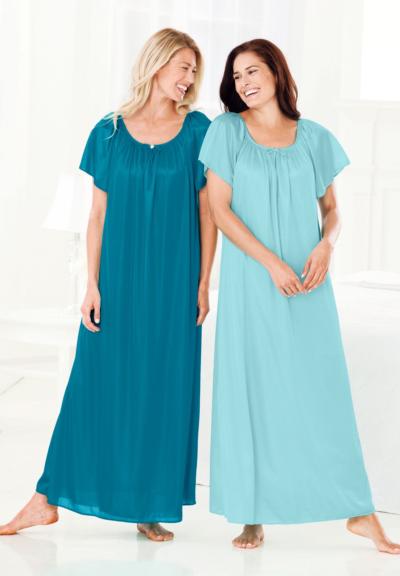 Long 2 Pack Tricot Gowns, , alternate image number 5
