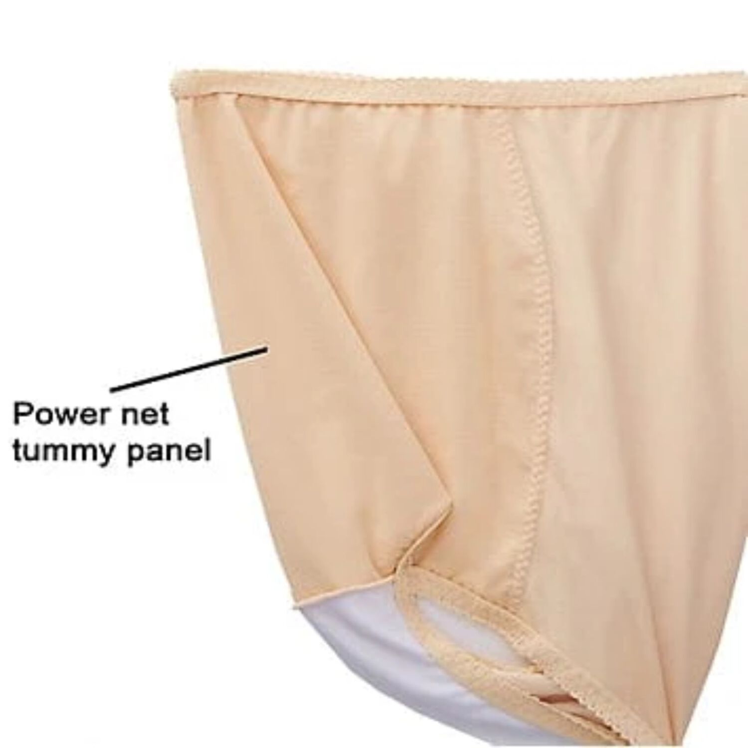 Light Shaping Tummy Control Panty with Inner lining, BEIGE, alternate image number 3