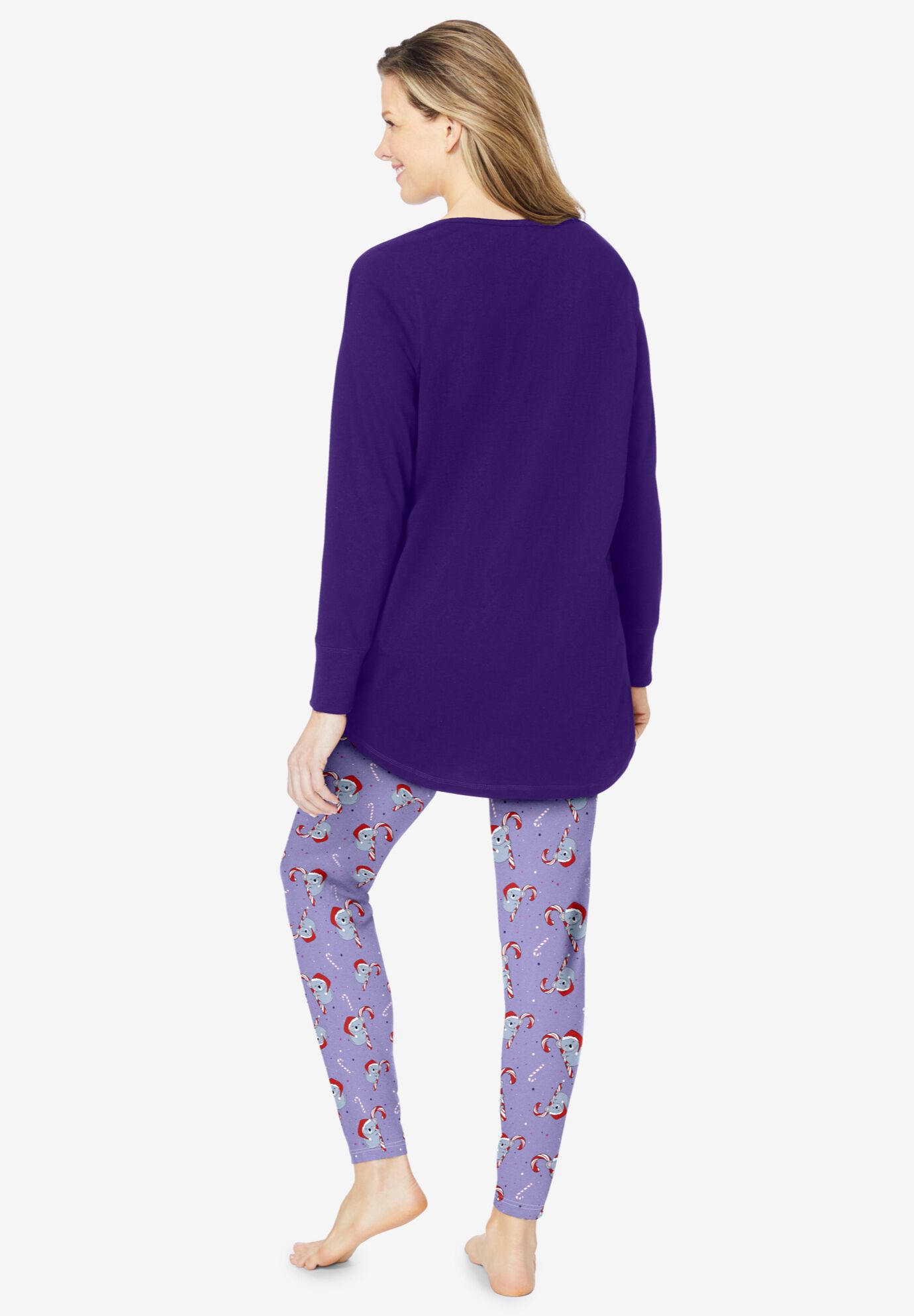 2-Piece PJ Legging Set , MIDNIGHT VIOLET PRINT, on-hover image number 1