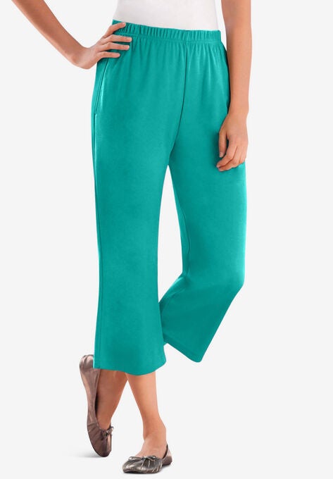 7-Day Knit Capri, WATERFALL, hi-res image number null