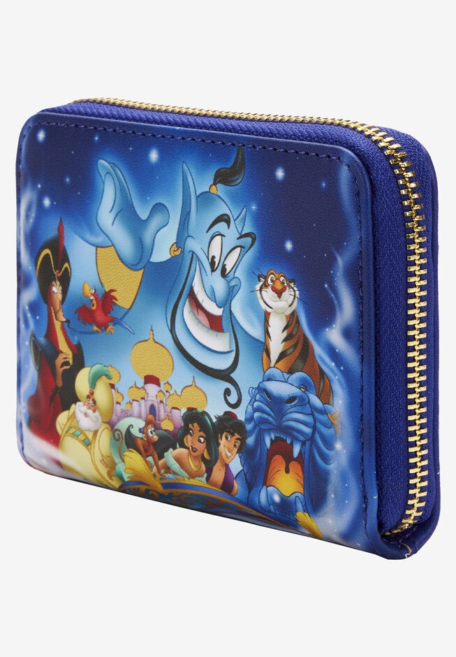 Loungefly X Disney Aladdin Jasmine Zip Around Wallet, , on-hover image number 1