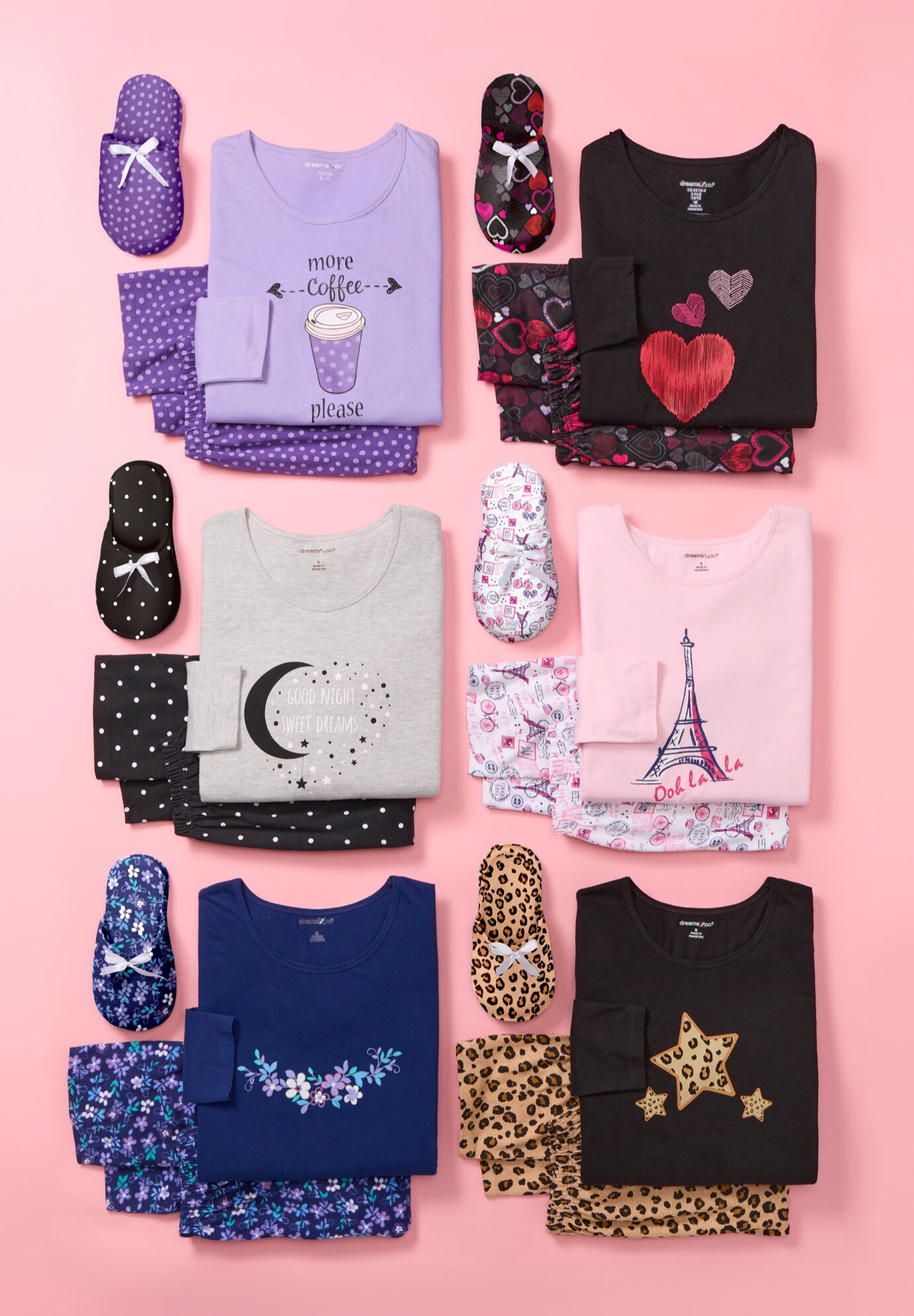 Long Sleeve Knit PJ Set, , alternate image number 3