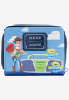 Loungefly X Pixar Zip Around Wallet Toy Story Buzz Jessie Woody, , alternate image number null