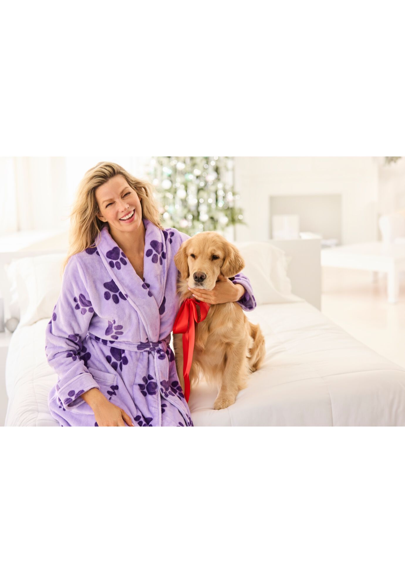 Plush Wrap Robe, , alternate image number 9