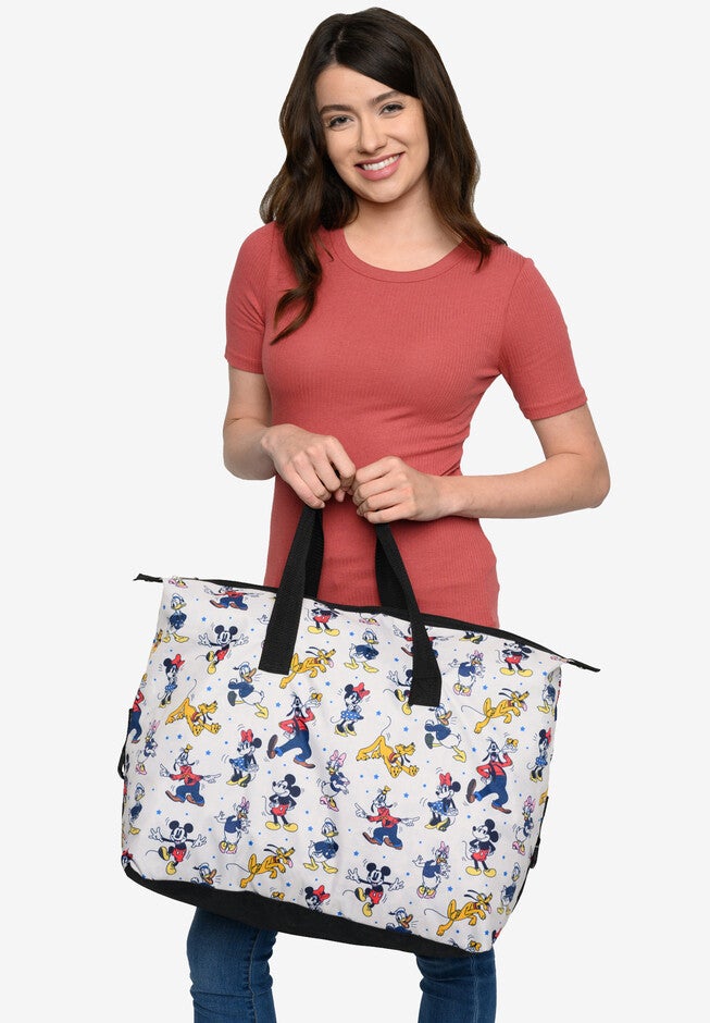 Mickey Mouse & Friends Weekender Duffel Bag Travel Carry-On Minnie Goofy, , alternate image number 5
