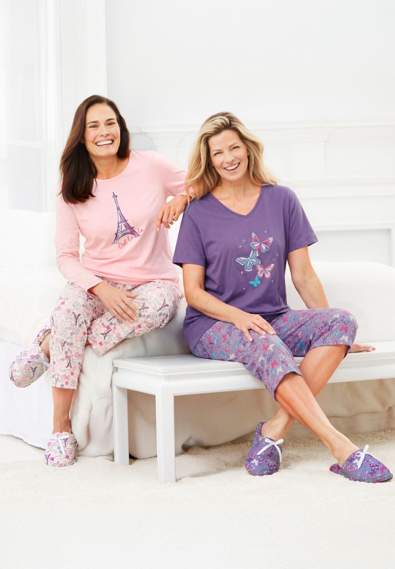 Long Sleeve Knit PJ Set, , alternate image number 6