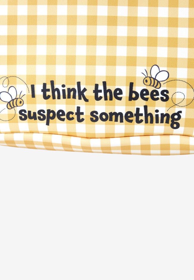 Loungefly X Disney Winnie The Pooh Mini Backpack Handbag Gingham Honey Bees, , alternate image number 4