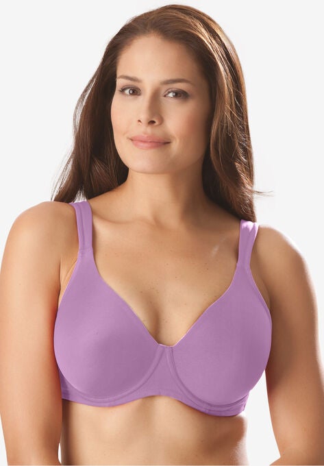 Brigitte Full Coverage Seamless Underwire Bra 5028, AMETHYST PLUM, hi-res image number null