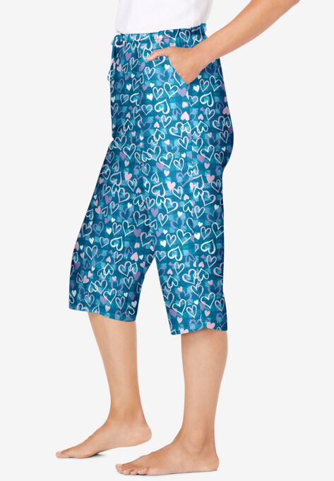 Knit Sleep Capri , , alternate image number null