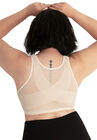 The Nora - Shimmer Back Lace Front Closure Bra, , alternate image number null