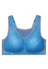Full Figure Plus Size No-Bounce Camisole Elite Sports Bra Wirefree #1067 Bra, , alternate image number null