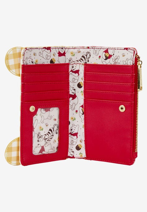Loungefly X Disney Winnie The Pooh Zip Around Wallet Gingham, , alternate image number null