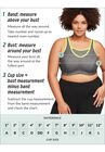 Full Figure Plus Size No-Bounce Camisole Elite Sports Bra Wirefree #1067 Bra, , alternate image number null