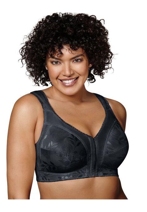 18 Hour Custom Flex Back Wirefree Bra, BLACK, hi-res image number null