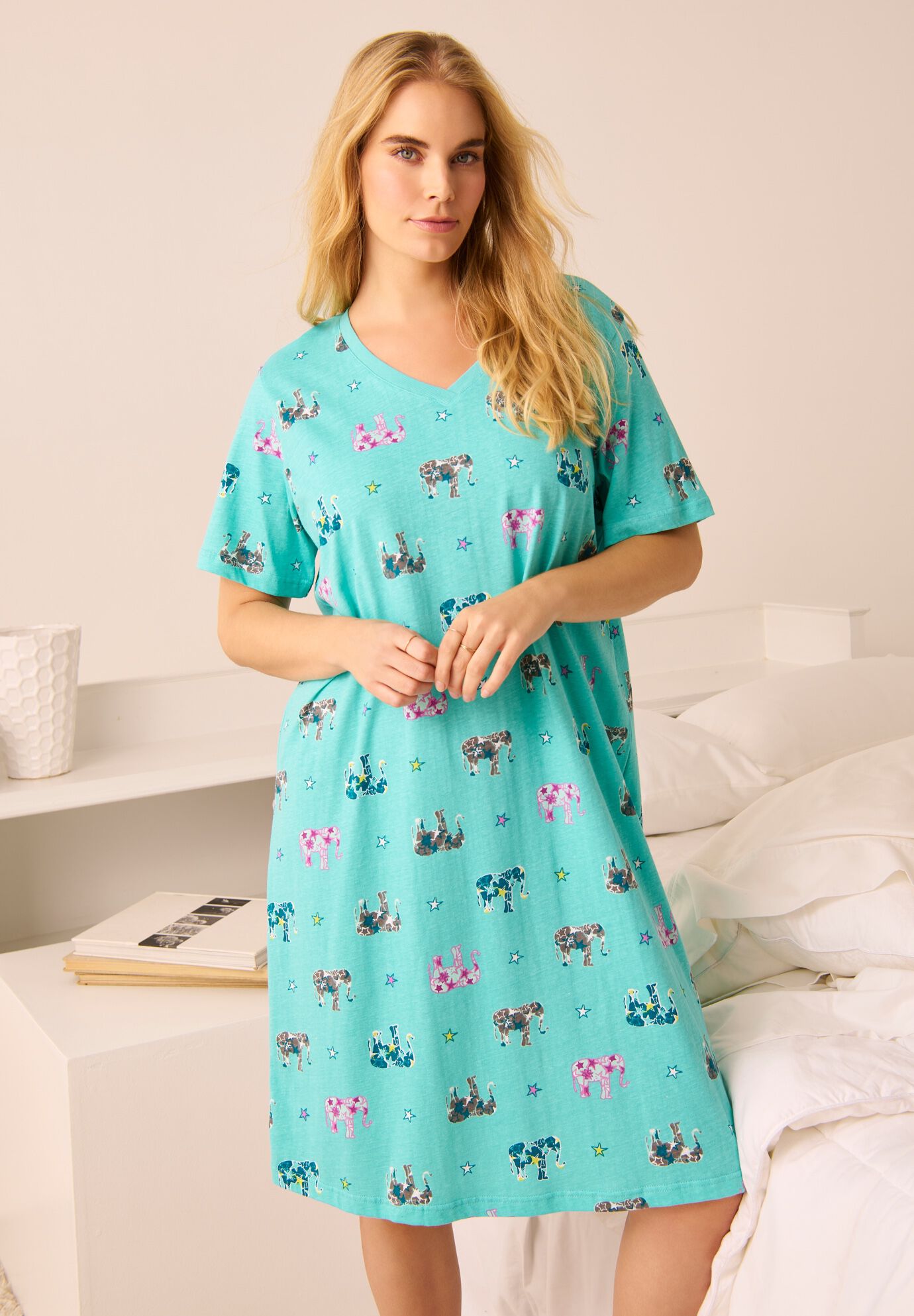 Print Sleepshirt, , alternate image number 3