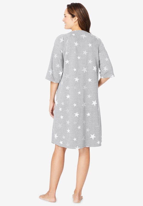 zip front terry cloth robe