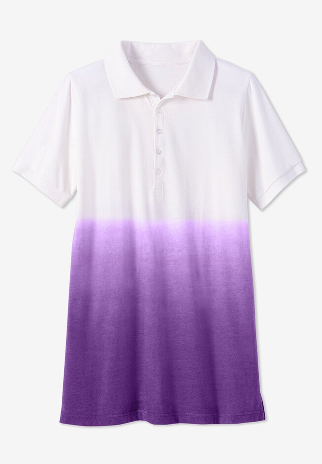 Dip-Dye Polo Tunic, , alternate image number null