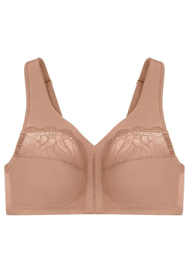 Full Figure Plus Size MagicLift Natural Shape Front-Close Bra Wirefree 1210, , alternate image number 6