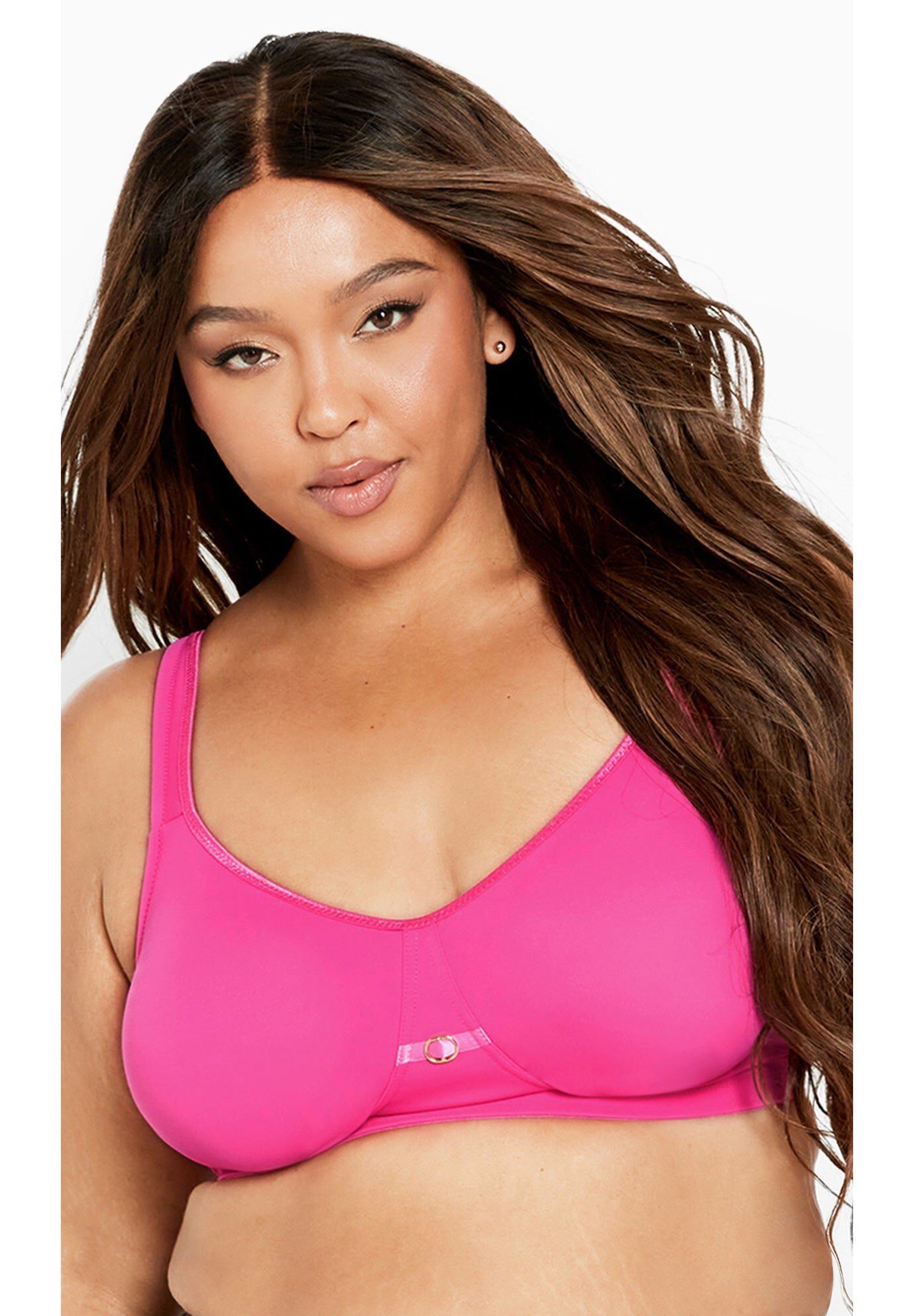 Fashion Soft Caress Bra, ROSE VIOLET, hi-res image number 0