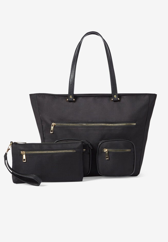 2-Piece Tote and Wristlet Set, , alternate image number 1