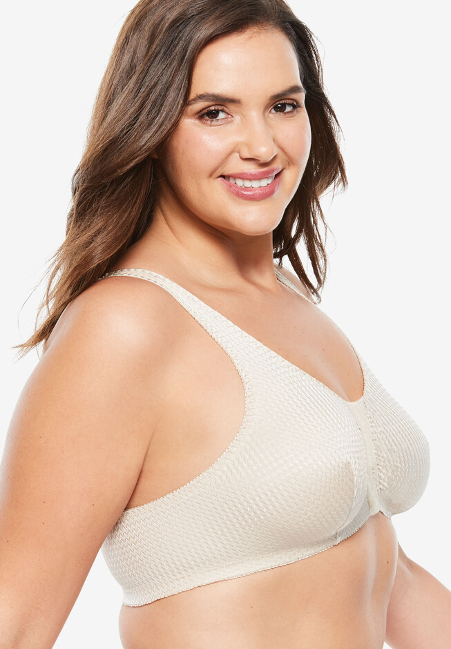 The Charlene - Seamless Comfort Crossover with Mesh – Leading Lady