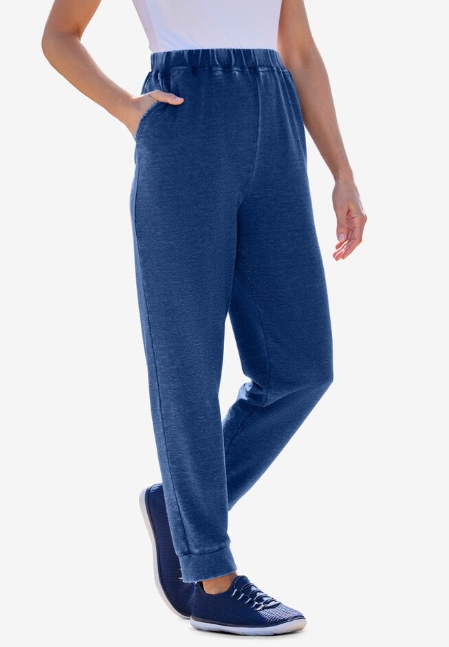 Cloud Bliss French Terry Jogger Pant, EVENING BLUE, hi-res image number null