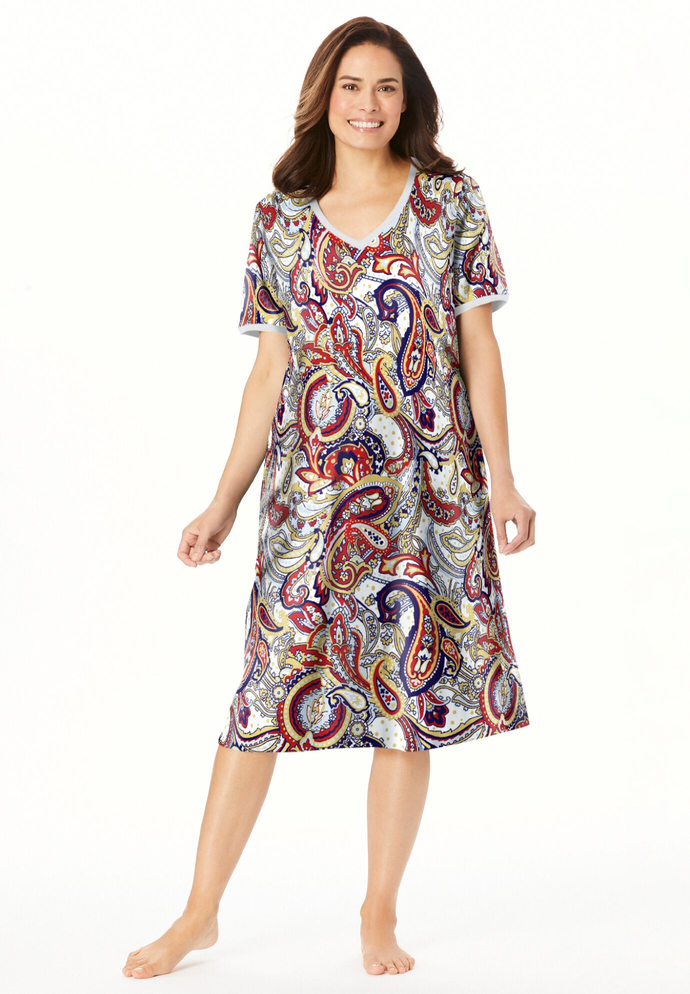 Short T-Shirt Lounger, , alternate image number 4