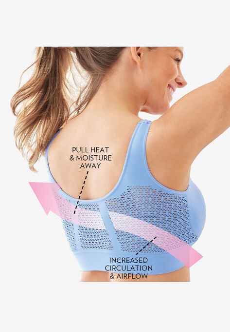 Wireless Cooling Seamless Bra, , alternate image number null