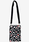 Disney Mickey & Minnie Mouse Passport Bag All-Over Print Travel Crossbody Purse, , alternate image number null