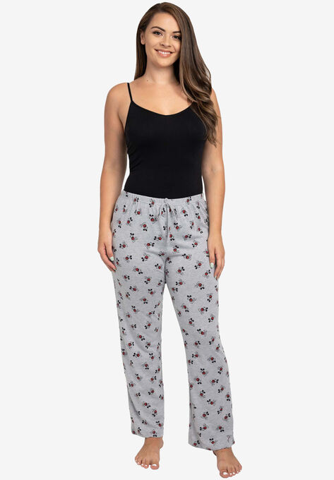 Disney Mickey Mouse All-Over Print Lounge Pants Wear Gray, GRAY, hi-res image number null