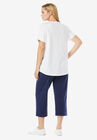 Two-Piece V-Neck Tunic & Capri Set, , alternate image number null