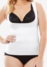 Power Shaper Firm Control Wear-Your-Own-Bra Shaper Tank, WHITE, hi-res image number null