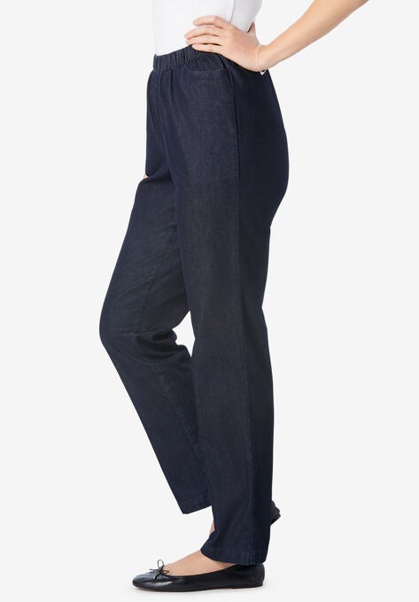Straight Leg Fineline Jean, , alternate image number null