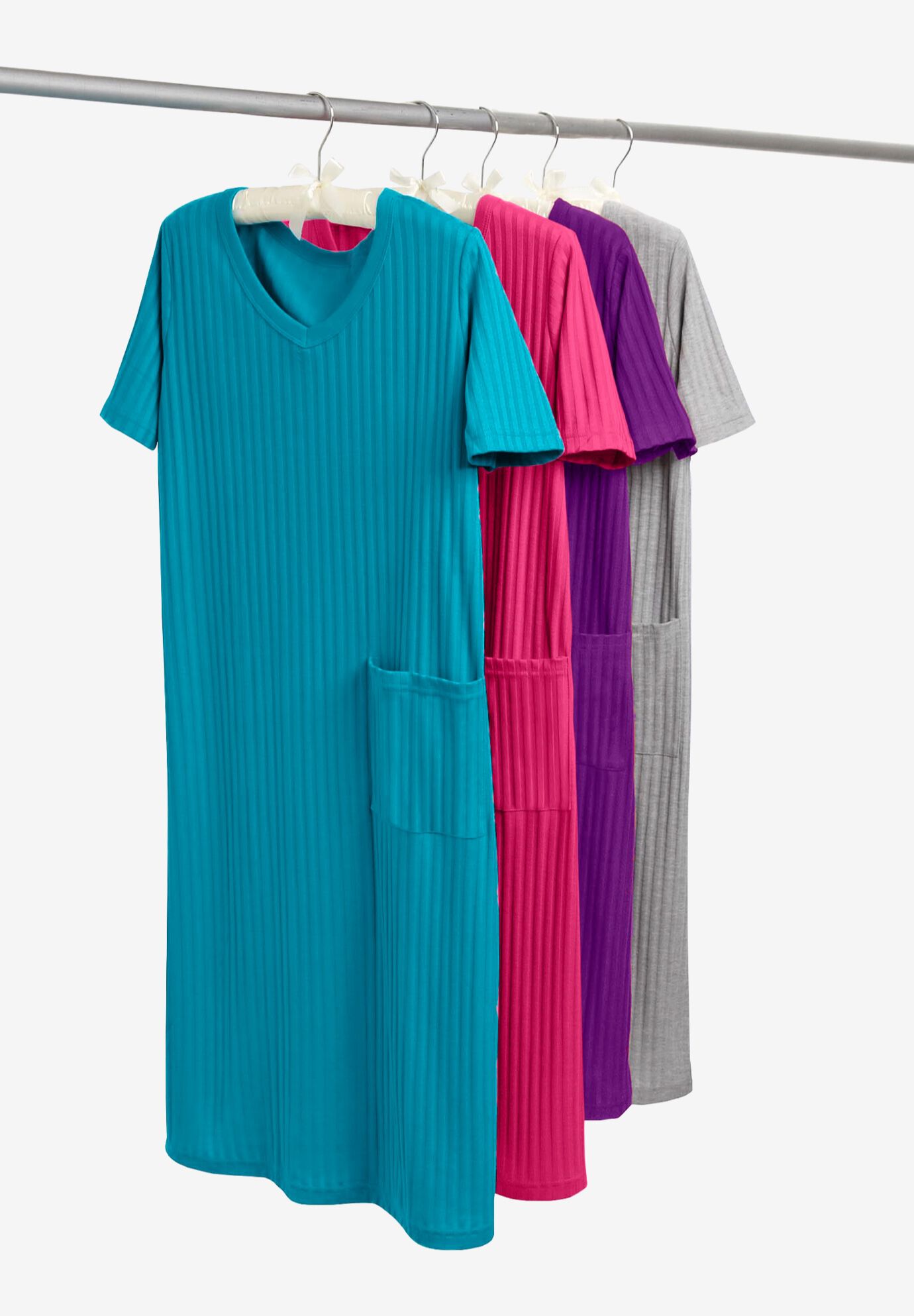 Ribbed Sleepshirt, , alternate image number 5