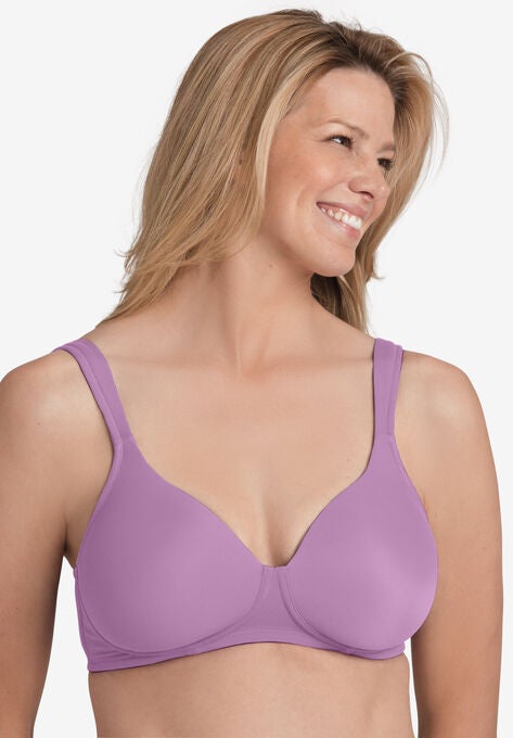 Brigitte Full Coverage Seamless Wireless Bra 5042, AMETHYST PLUM, hi-res image number null