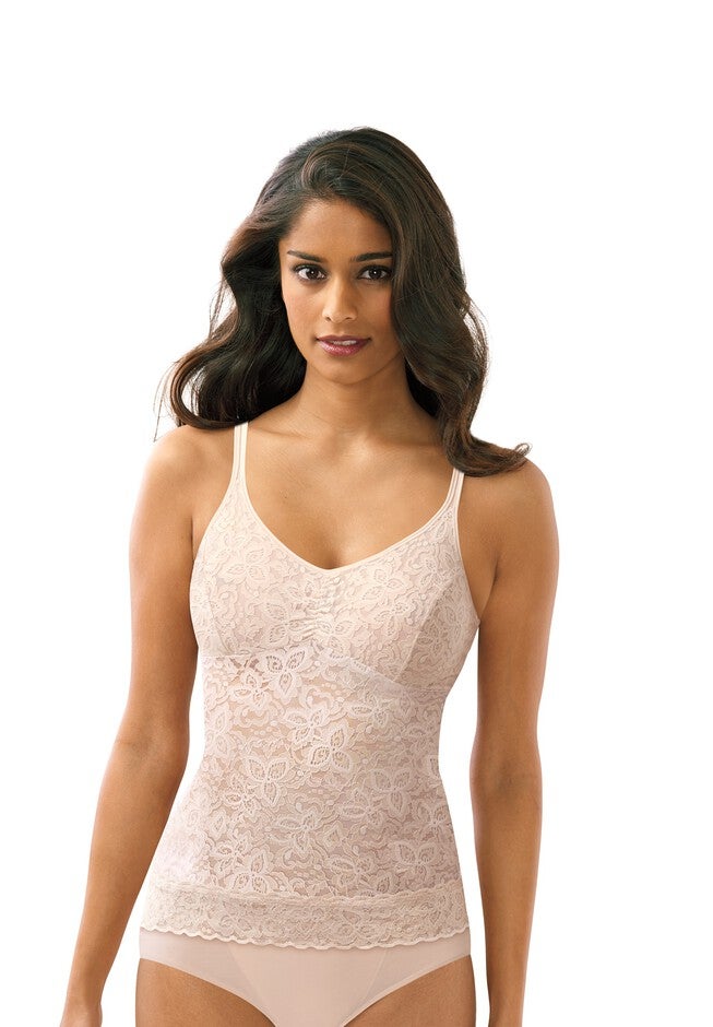 Lace 'N Smooth® Cami , ROSEWOOD, hi-res image number 0