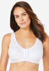 3-Pack Front-Close Cotton Wireless Bra, , alternate image number null
