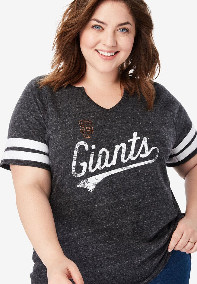 MLB Notch Neck Tee, GIANTS, hi-res image number null