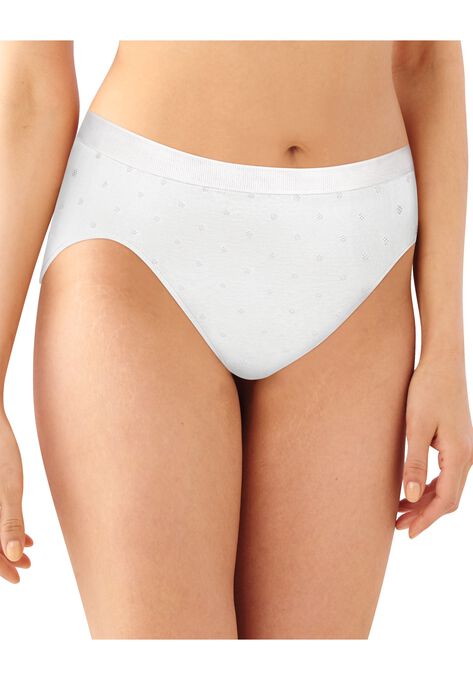 Comfort Revolution® Hi Cut Panty , WHITE DOT, hi-res image number null