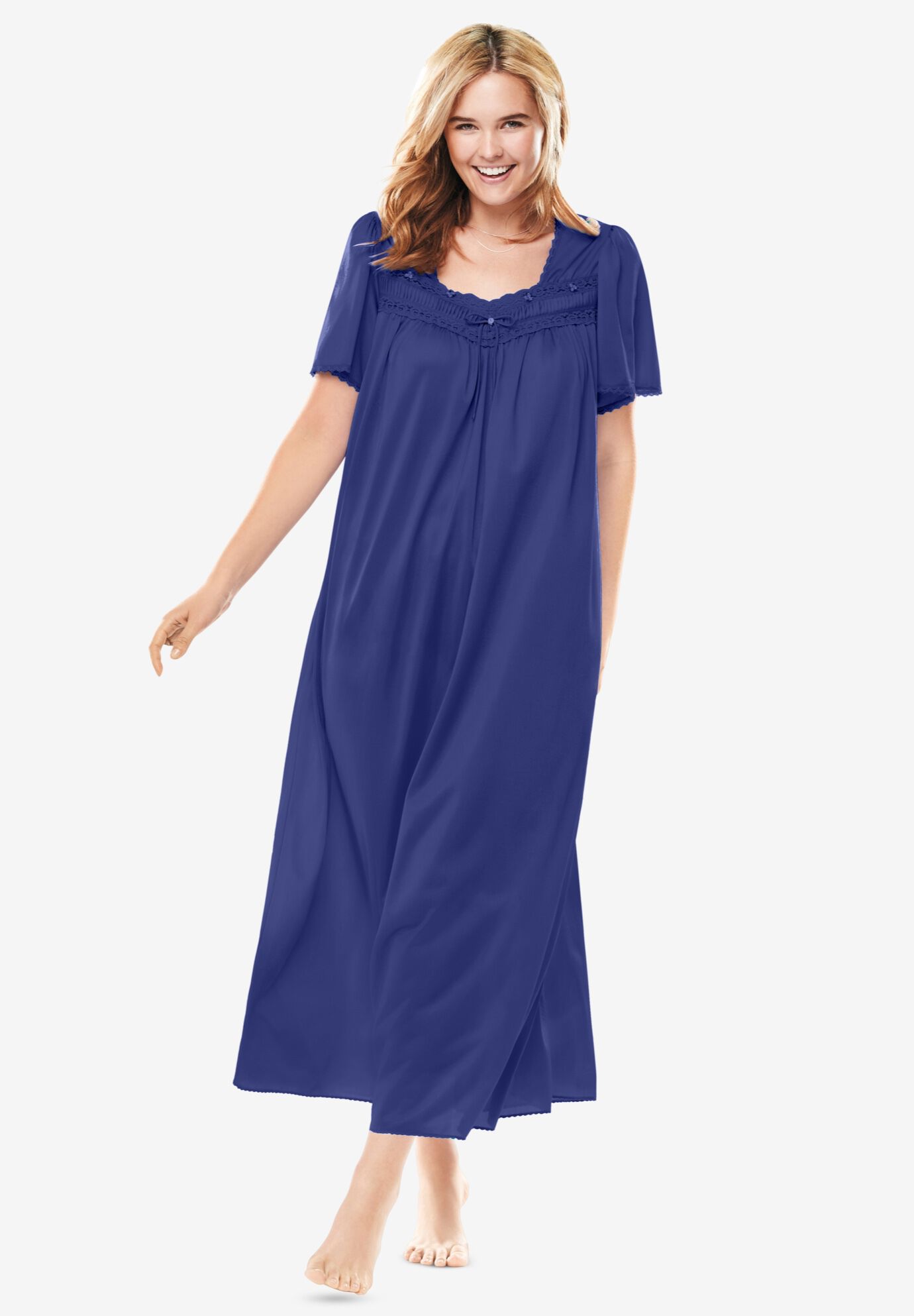 long tricot nightgown