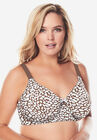 Back-Smoothing Wireless T-Shirt Bra , MOCHA NUDE ANIMAL, hi-res image number null