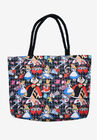Disney Alice In Wonderland Tote Bag Travel Beach Cheshire Cat Queen Of Hearts Tote Bag, , on-hover image number null