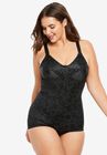 Cortland Intimates Firm Control Body Briefer 8601, BLACK, hi-res image number null