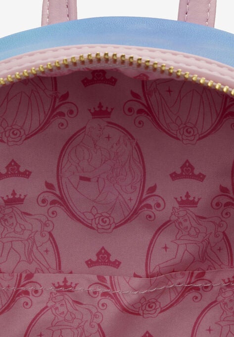 Loungefly X Disney Sleeping Beauty Mini Backpack Handbag Aurora Maleficent, , alternate image number null